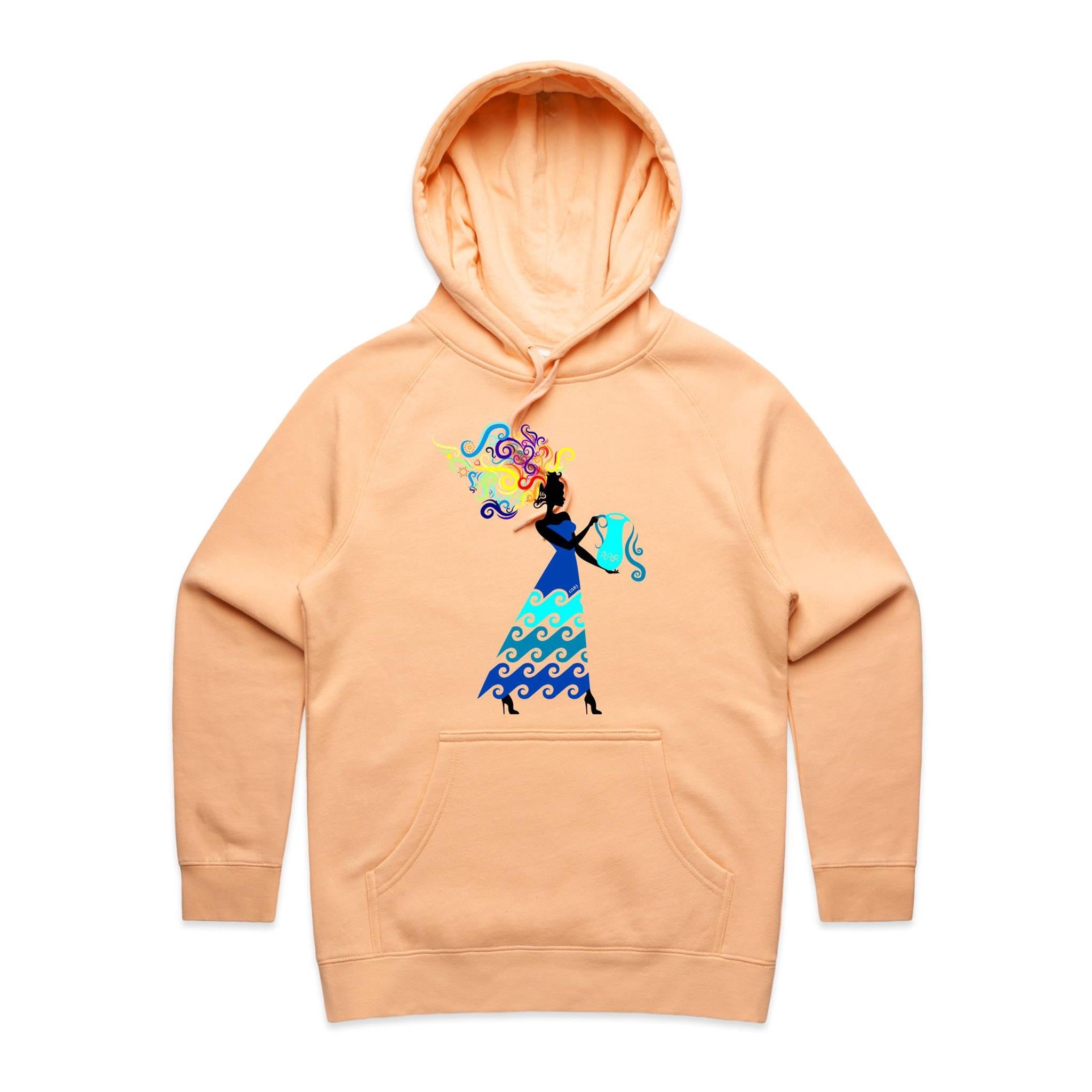 AQUARIUS Hoodie Front Print