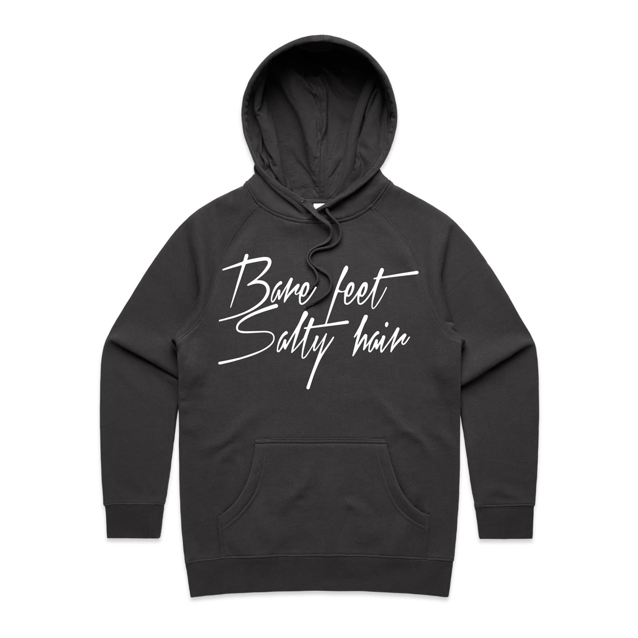 BARE FEET Hoodie Front Print