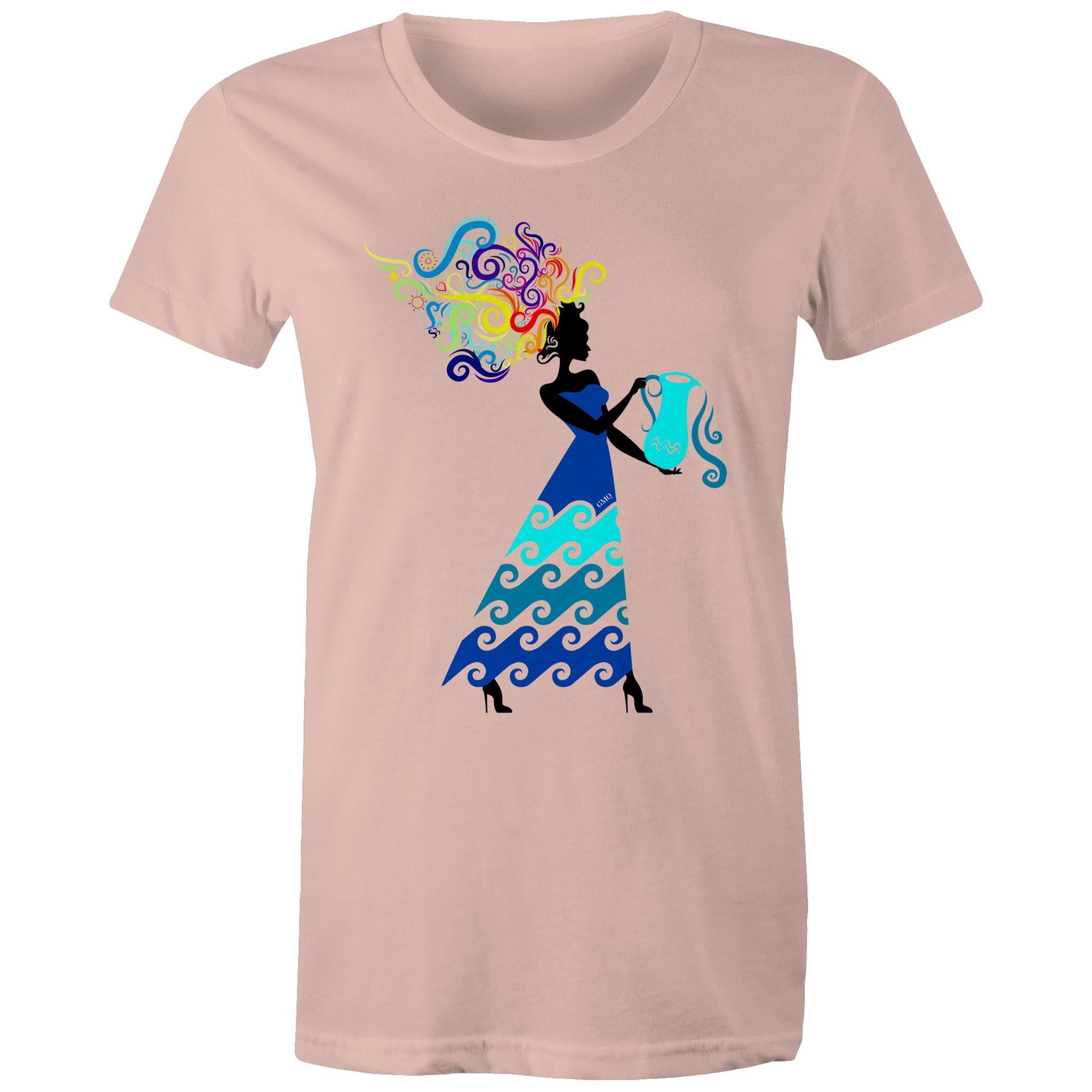 AQUARIUS T-Shirt Front Print