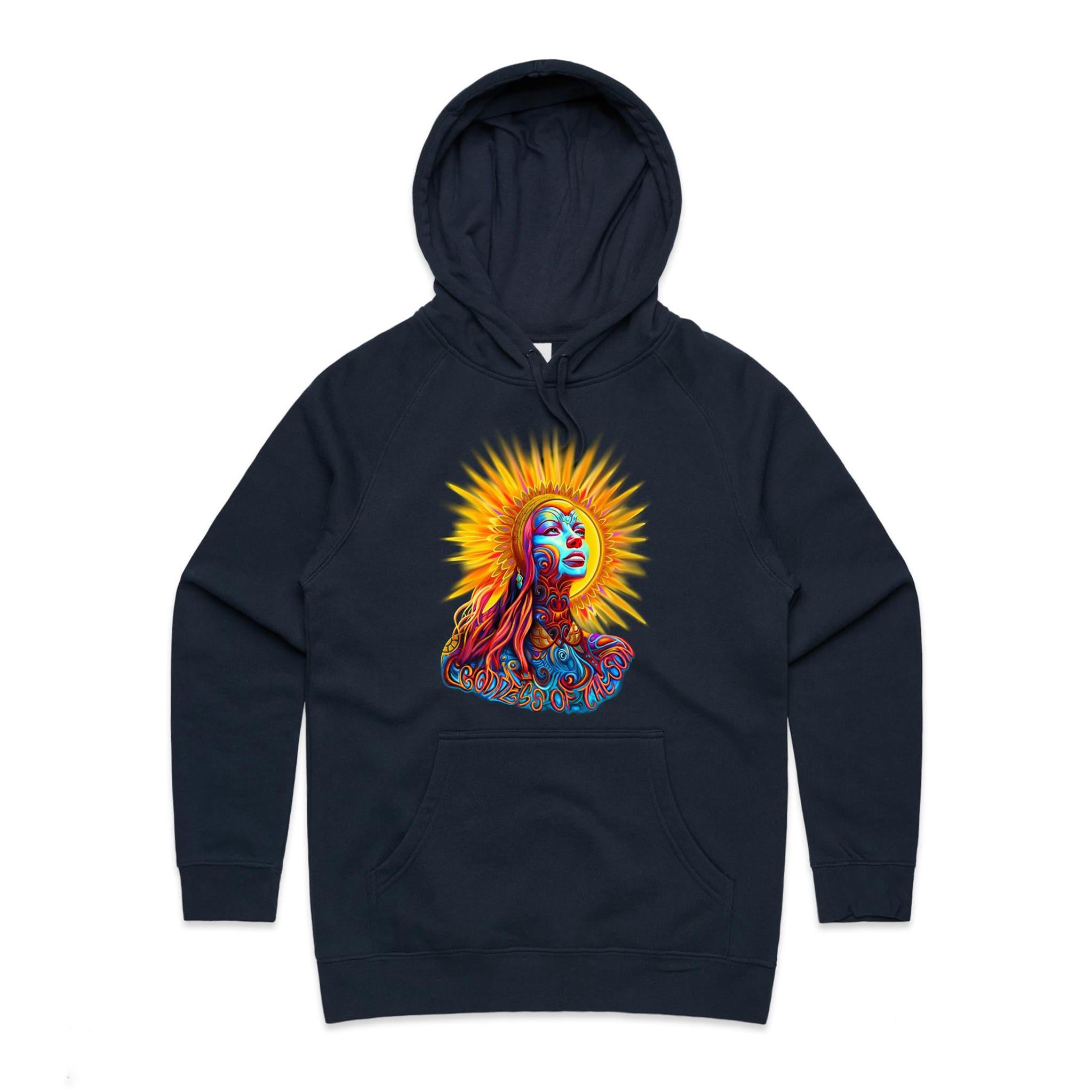 GODDESS OF THE SUN Hoodie Front Print