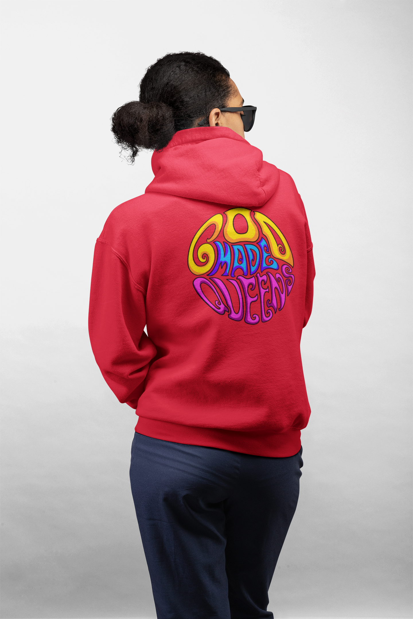 CIRCLE OF QUEENS Hoodie Back Print